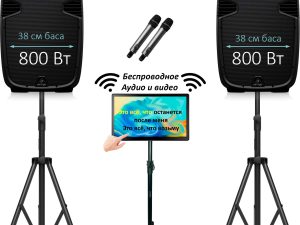 Аренда караоке в Казани — комплект «Большой зал»